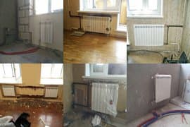 замена батарей примеры работ